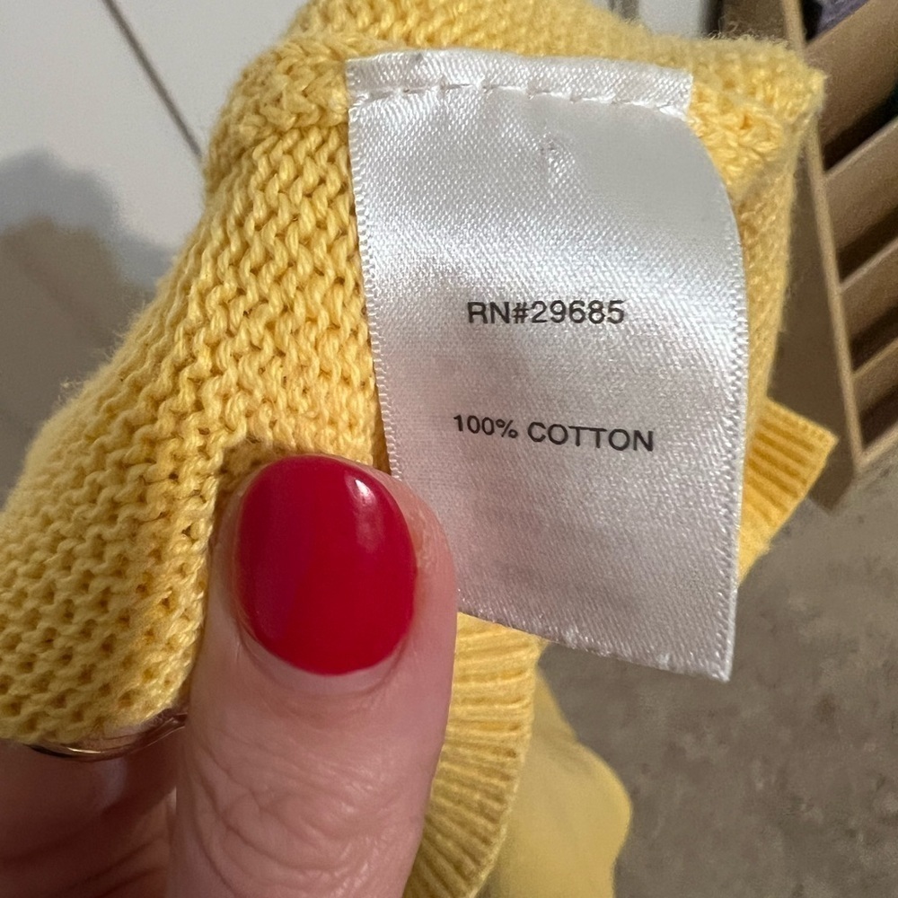 Pendleton 100% Cotton Long Line Button Cardigan Y… - image 3